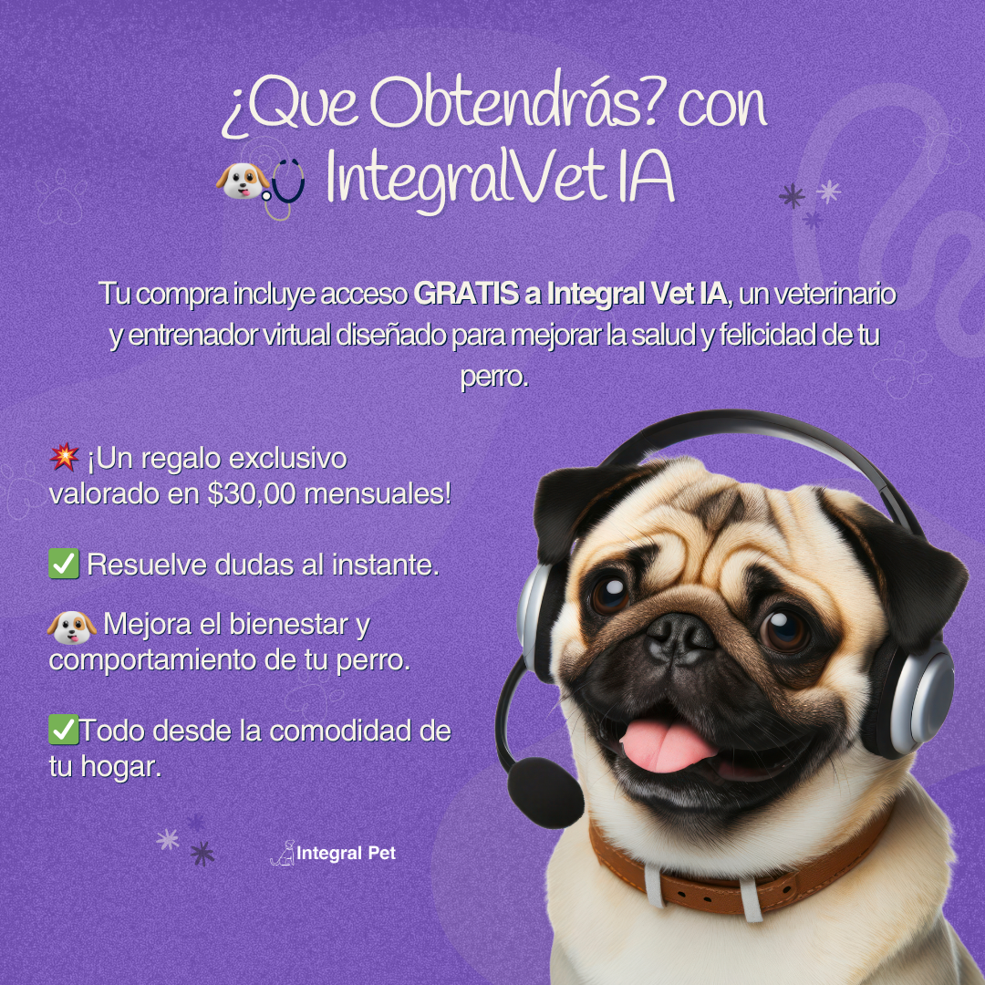 Bocados Integral Pet™️ | Probiotico 100% Natural | Recupera la Salud de tu Perro