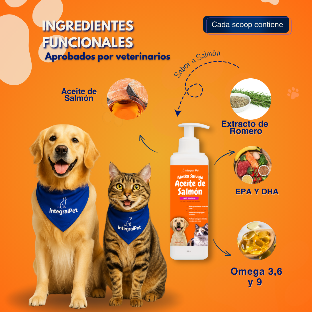 OmegaPet Natural™ Omega 3 para tu mascota
